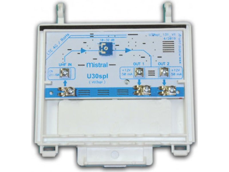 MISTRAL U30 SPL ΕΝΙΣΧΥΤΗΣ ΜΕ SPLIT ΙΣΤΟΥ 0000947 MISTRAL U30 SPL ΕΝΙΣΧΥΤΗΣ ΜΕ SPLIT ΙΣΤΟΥ 0000947