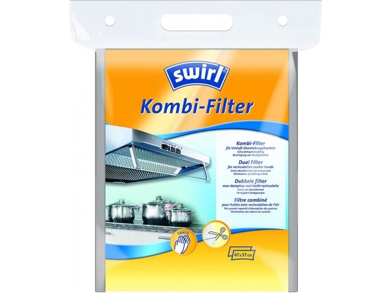 SWIRL KOMBI DUAL 47 cm x 57 cm Φίλτρο Ενεργού Άνθρακα Απορροφητήρα 0004615 SWIRL KOMBI DUAL 47 cm x 57 cm Φίλτρο Ενεργού Άνθρακα Απορροφητήρα 0004615