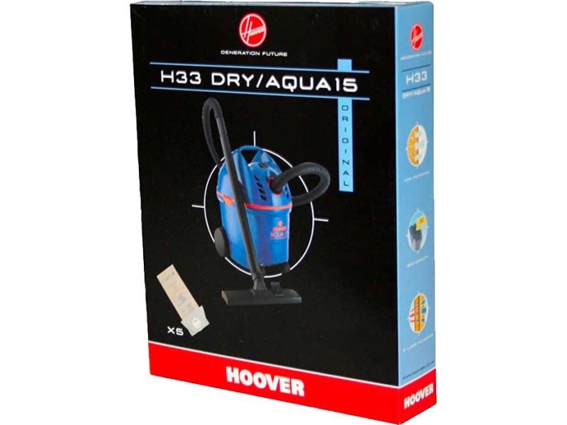 HOOVER H33 Σακούλα Ηλεκτρικής Σκούπας 5τμχ για Hoover + 1 Φίλτρο 0004865 HOOVER H33 Σακούλα Ηλεκτρικής Σκούπας 5τμχ για Hoover + 1 Φίλτρο 0004865