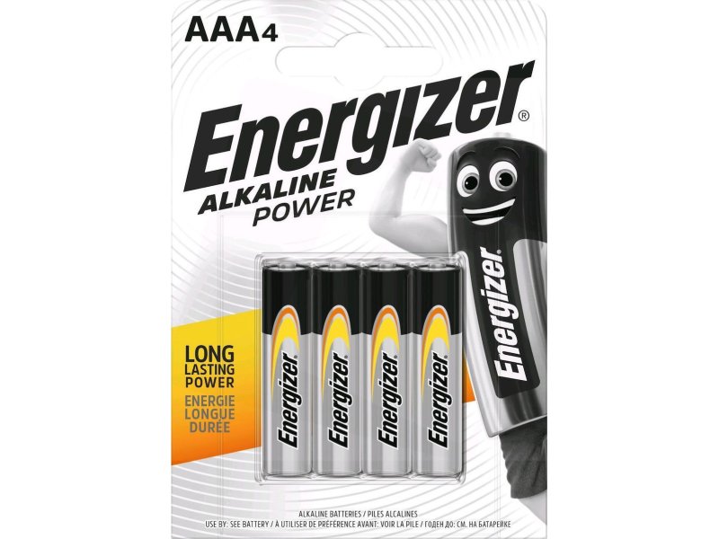 ENERGIZER AAA-LR03 Αλκαλική μπαταρία 4 Τεμαχίων 0009097 ENERGIZER AAA-LR03 Αλκαλική μπαταρία 4 Τεμαχίων 0009097