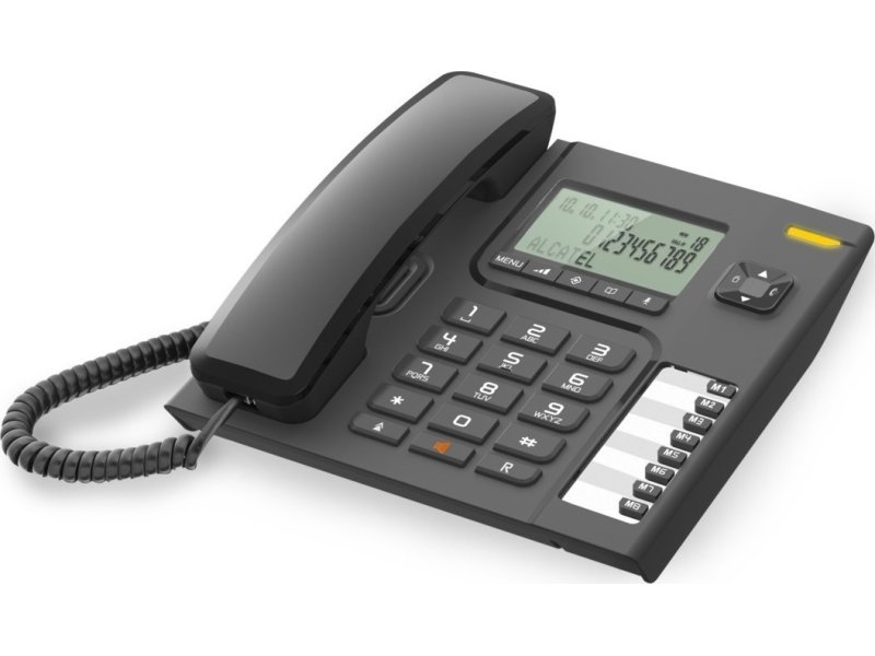 ALCATEL T76 Ενσύρματο Επιτραπέζιο Τηλέφωνο Μαύρο 0011025 ALCATEL T76 Ενσύρματο Επιτραπέζιο Τηλέφωνο Μαύρο 0011025