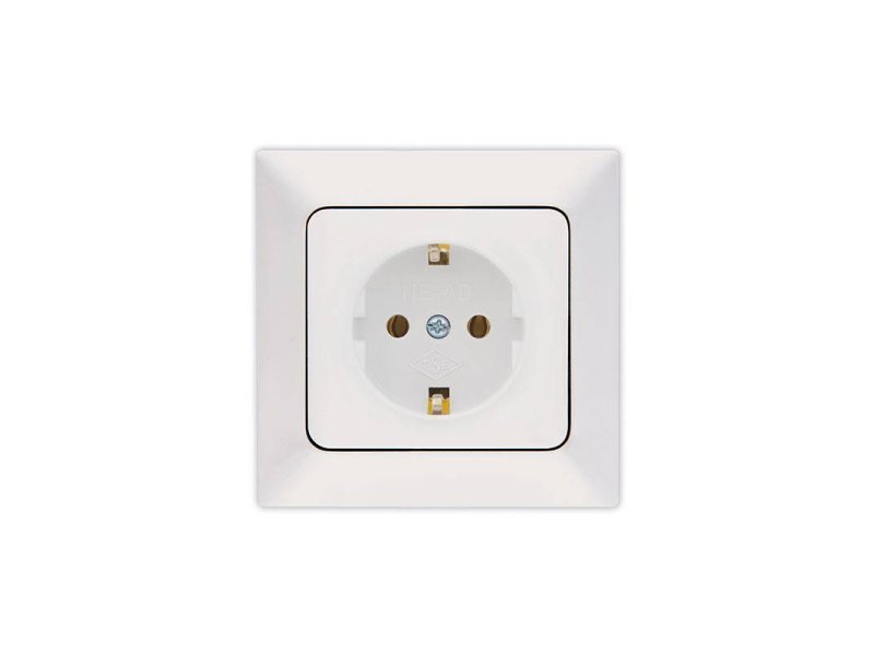EUROLAMP 152-16000 Πρίζα Σούκο 16A Λευκή 0013227 EUROLAMP 152-16000 Πρίζα Σούκο 16A Λευκή 0013227