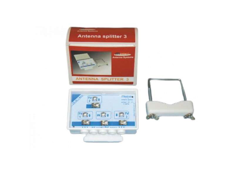 MISTRAL 0208 DIV 3 Antenna Splitter Κατανεμητής Σήματος 3 Εξόδων 0013378 MISTRAL 0208 DIV 3 Antenna Splitter Κατανεμητής Σήματος 3 Εξόδων 0013378