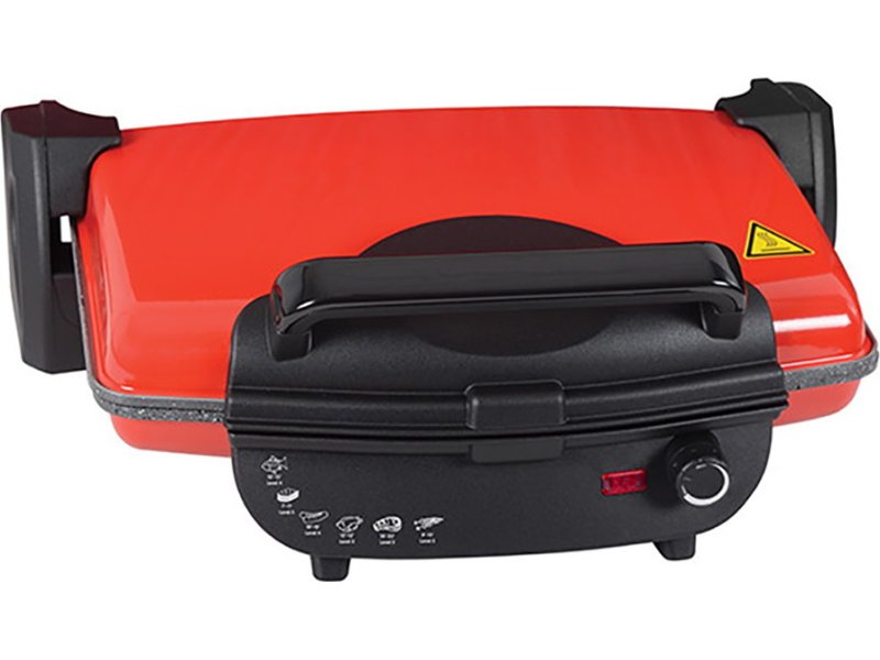 IDEAKITCHEN T20-92 Τοστιέρα/Ψηστιέρα 1600W - Για 6 τόστ - Αποσπώμενες Πλάκες Κόκκινη 0013514 IDEAKITCHEN T20-92 Τοστιέρα/Ψηστιέρα 1600W - Για 6 τόστ - Αποσπώμενες Πλάκες Κόκκινη 0013514