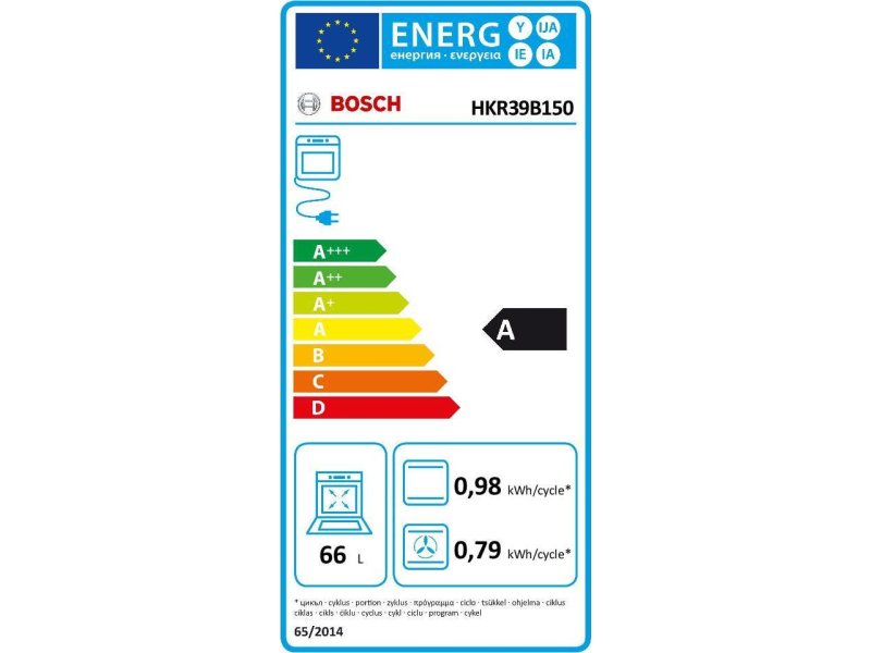 BOSCH HKR39B150 Ελέυθερη Κουζίνα 66lt - A - Inox - (Υ x Π x Β): 85 x 60 x 60 cm - 5 ETH ΕΓΓΥΗΣΗ 0016143 BOSCH HKR39B150 Ελέυθερη Κουζίνα 66lt - A - Inox - (Υ x Π x Β): 85 x 60 x 60 cm - 5 ETH ΕΓΓΥΗΣΗ 0016143