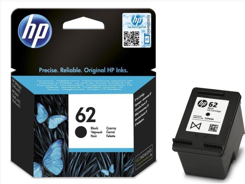 HP No.62 (C2P04AE) Μελάνι Inkjet Μαύρο 0017364 HP No.62 (C2P04AE) Μελάνι Inkjet Μαύρο 0017364