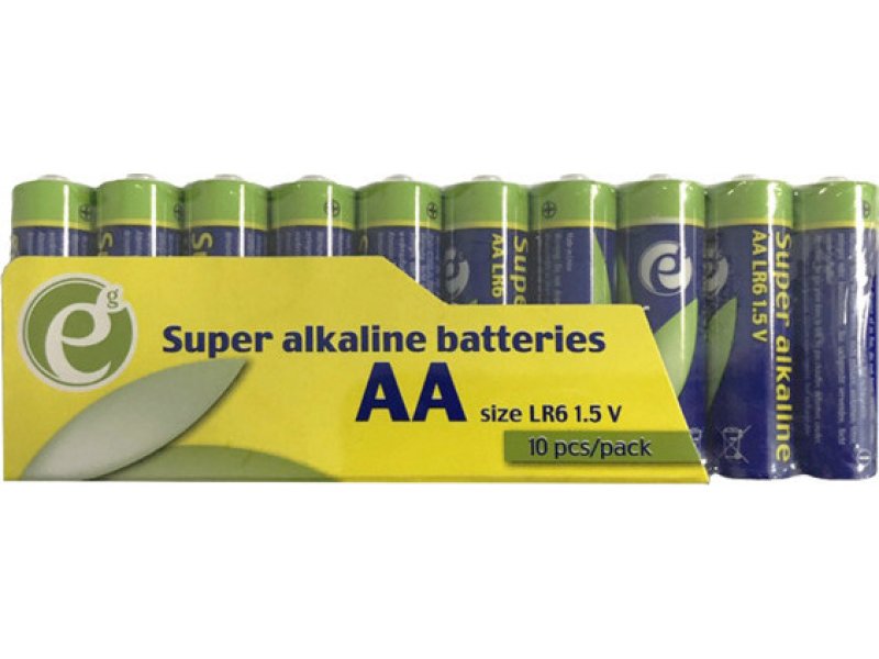 ENERGENIE EG-BA-AASA-01 Super Alkaline AA Batterry 10 Pack 0017453 ENERGENIE EG-BA-AASA-01 Super Alkaline AA Batterry 10 Pack 0017453
