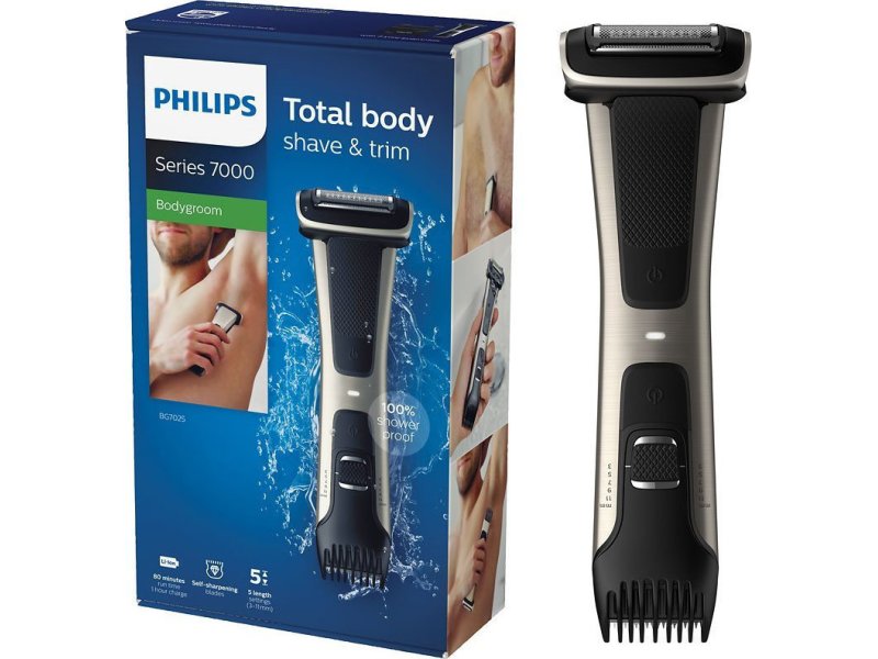 PHILIPS BG7025/15 Επαναφορτιζόμενη Ξυριστική Μηχανή Σώματος 0017922 PHILIPS BG7025/15 Επαναφορτιζόμενη Ξυριστική Μηχανή Σώματος 0017922