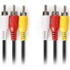 NEDIS CVGP24300BK100 Καλώδιο A/V 3x RCA αρσ. - 3x RCA αρσ., 10 m 0018746 NEDIS CVGP24300BK100 Καλώδιο A/V 3x RCA αρσ. - 3x RCA αρσ., 10 m 0018746