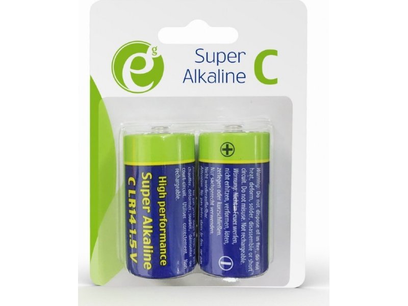 ENERGENIE EG-BA-LR14-01 Alkaline C-CELL Battery 2-Pack 0019011 ENERGENIE EG-BA-LR14-01 Alkaline C-CELL Battery 2-Pack 0019011