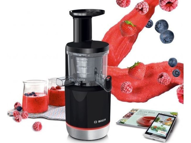 BOSCH MESM 731M Αποχυμωτής Slow Juicer 150W Μαύρο/Ανοξείδωτο Ατσάλι 0019581 BOSCH MESM 731M Αποχυμωτής Slow Juicer 150W Μαύρο/Ανοξείδωτο Ατσάλι 0019581