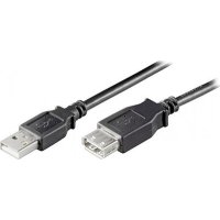 GOOBAY 68622 Καλώδιο USB A αρσ. - USB A 2.0 θηλ, 0.3m 0020698