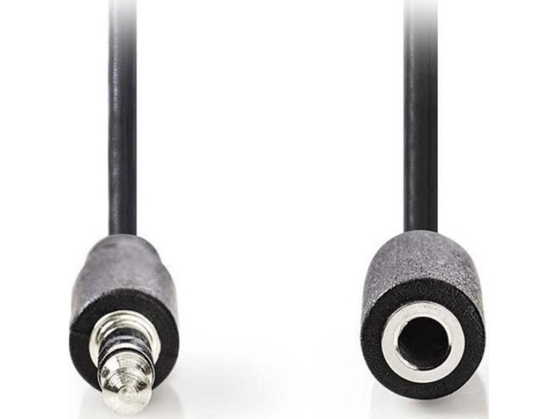 NEDIS CAGP22050BK50 Καλώδιο ήχου 3,5mm αρσ. Stereo - 3,5mm Stereo θηλ., 5m 0020700 NEDIS CAGP22050BK50 Καλώδιο ήχου 3,5mm αρσ. Stereo - 3,5mm Stereo θηλ., 5m 0020700