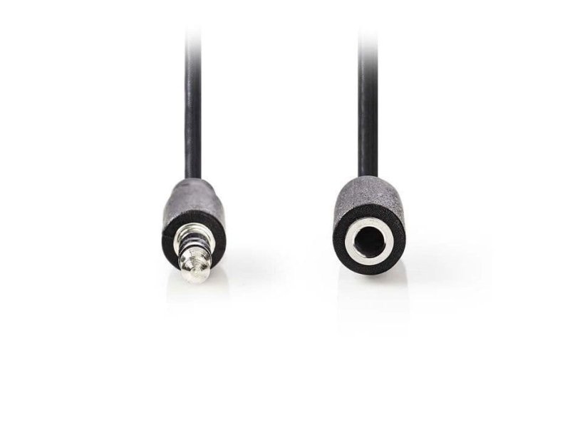 NEDIS CAGP22050BK50 Καλώδιο ήχου 3,5mm αρσ. Stereo - 3,5mm Stereo θηλ., 5m 0020700 NEDIS CAGP22050BK50 Καλώδιο ήχου 3,5mm αρσ. Stereo - 3,5mm Stereo θηλ., 5m 0020700
