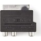 NEDIS CVGP31902BK Αντάπτορας Scart αρσ. - 3x RCA θηλ. + S-Video θηλ. 0020701 NEDIS CVGP31902BK Αντάπτορας Scart αρσ. - 3x RCA θηλ. + S-Video θηλ. 0020701