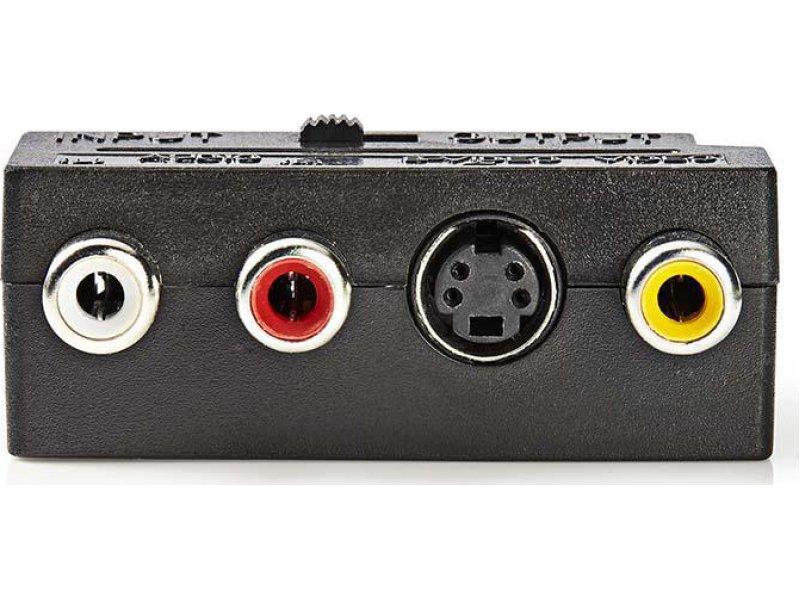 NEDIS CVGP31902BK Αντάπτορας Scart αρσ. - 3x RCA θηλ. + S-Video θηλ. 0020701 NEDIS CVGP31902BK Αντάπτορας Scart αρσ. - 3x RCA θηλ. + S-Video θηλ. 0020701
