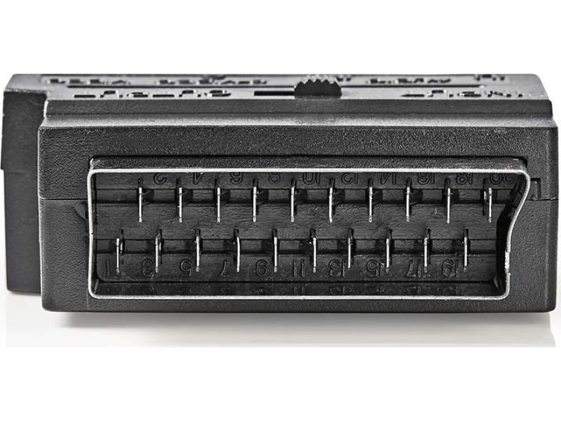 NEDIS CVGP31902BK Αντάπτορας Scart αρσ. - 3x RCA θηλ. + S-Video θηλ. 0020701 NEDIS CVGP31902BK Αντάπτορας Scart αρσ. - 3x RCA θηλ. + S-Video θηλ. 0020701