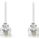 NEDIS TCGP90200WT100 Tηλεφωνικό Καλώδιο RJ11 αρσ. - RJ11 αρσ. 10.0 μ., Λευκό 0021090 NEDIS TCGP90200WT100 Tηλεφωνικό Καλώδιο RJ11 αρσ. - RJ11 αρσ. 10.0 μ., Λευκό 0021090