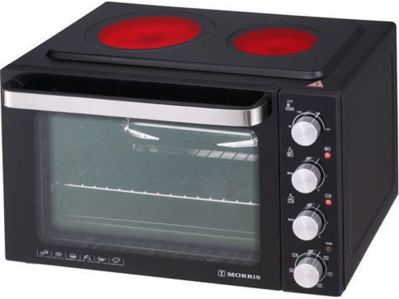 MORRIS MEO4820C Φουρνάκι με 2 Κεραμικές Εστίες 48lt - 1800W 0021185 MORRIS MEO4820C Φουρνάκι με 2 Κεραμικές Εστίες 48lt - 1800W 0021185