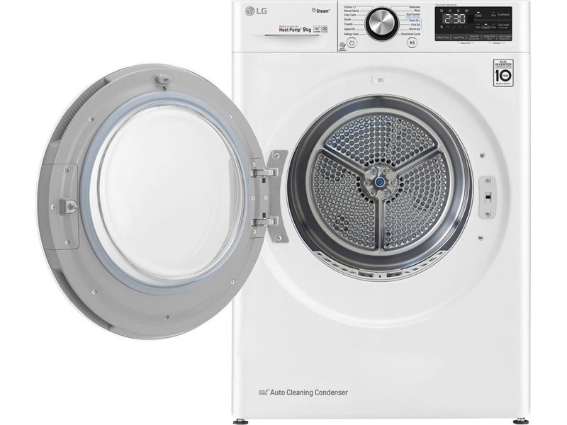 LG RC90V9AV2W Στεγνωτήριο Ρούχων 9kg - A+++ - (Υ x Π x Β): 85 x 60 x 69 cm 0021295 LG RC90V9AV2W Στεγνωτήριο Ρούχων 9kg - A+++ - (Υ x Π x Β): 85 x 60 x 69 cm 0021295