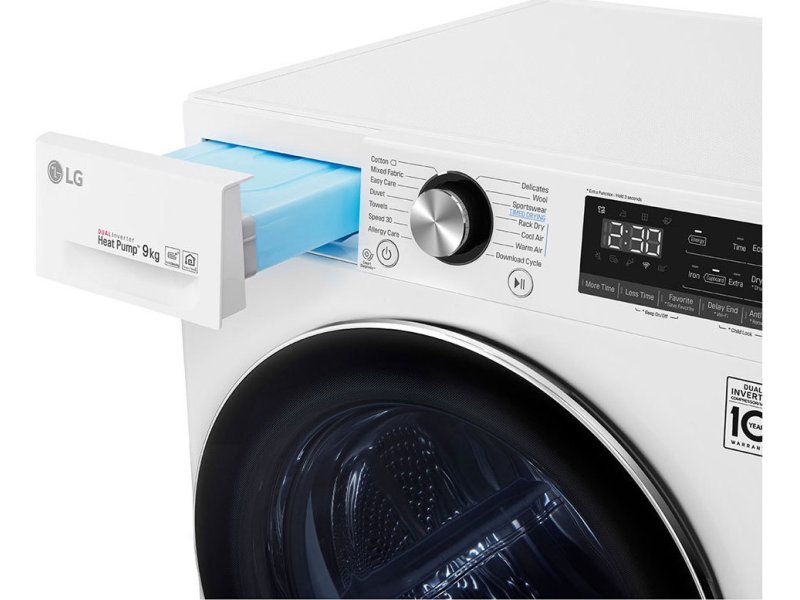 LG RC90V9AV2W Στεγνωτήριο Ρούχων 9kg - A+++ - (Υ x Π x Β): 85 x 60 x 69 cm 0021295 LG RC90V9AV2W Στεγνωτήριο Ρούχων 9kg - A+++ - (Υ x Π x Β): 85 x 60 x 69 cm 0021295