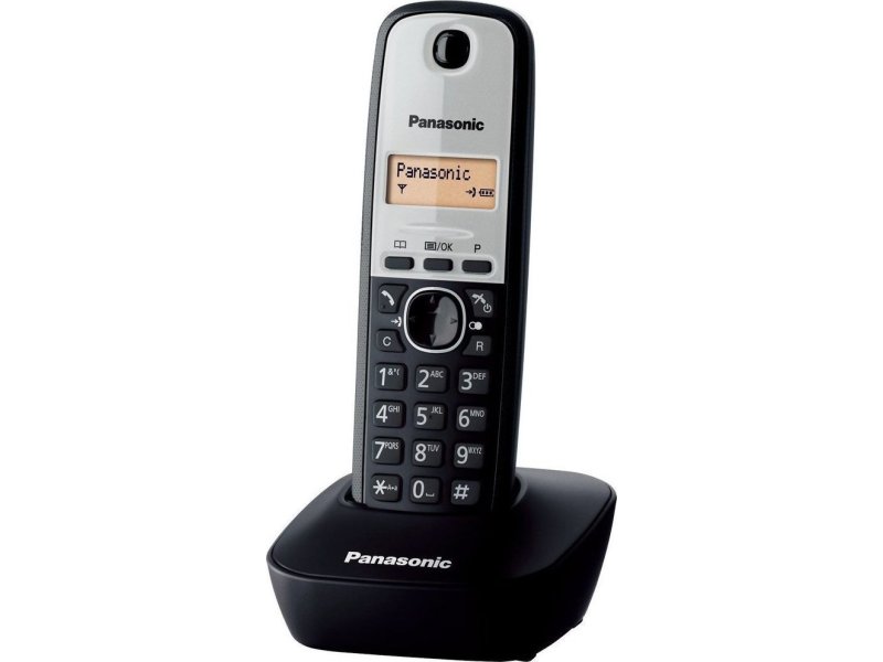 PANASONIC KX-TG1611GRG Ψηφιακό Ασύρματο Τηλέφωνο Ασημί 0021562 PANASONIC KX-TG1611GRG Ψηφιακό Ασύρματο Τηλέφωνο Ασημί 0021562