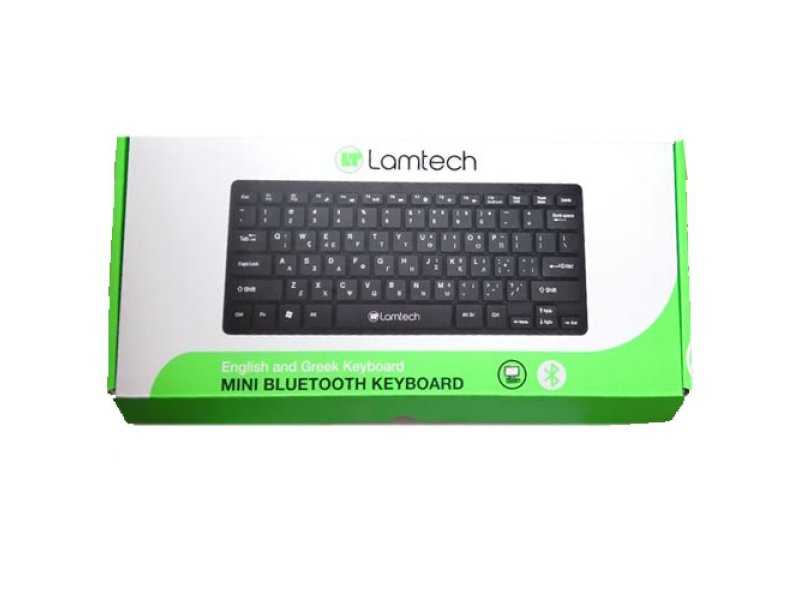 LAMTECH LAM021288 Mini Bluetooth Keyboard GR Layout 0021611 LAMTECH LAM021288 Mini Bluetooth Keyboard GR Layout 0021611