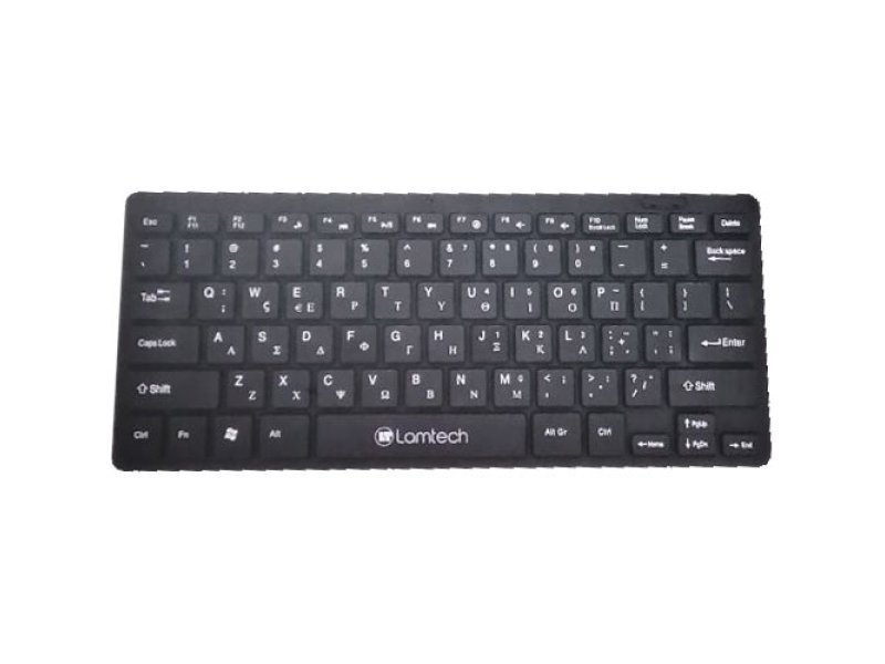 LAMTECH LAM021288 Mini Bluetooth Keyboard GR Layout 0021611 LAMTECH LAM021288 Mini Bluetooth Keyboard GR Layout 0021611