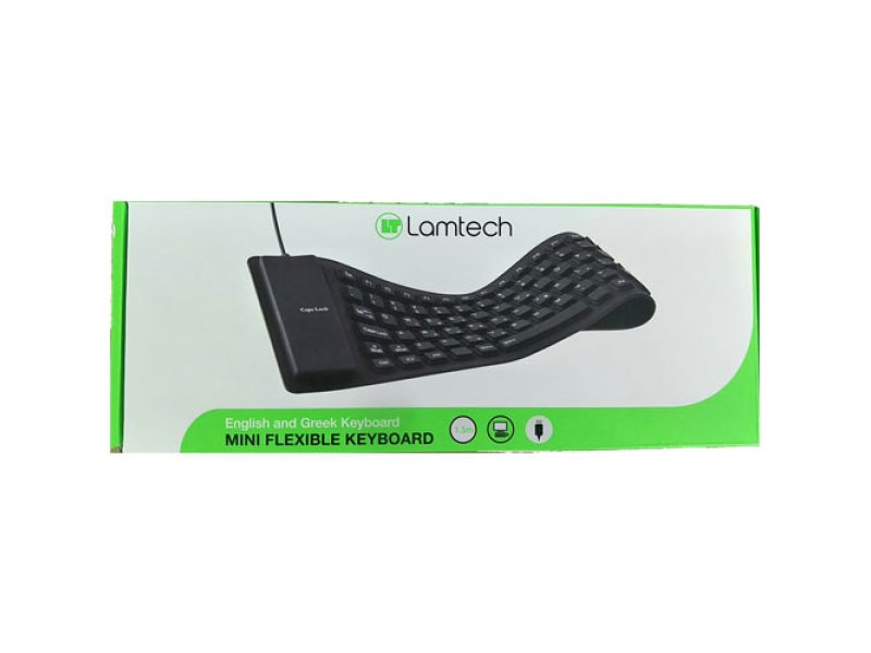 LAMTECH LAM021295 Flexible Keyboard GR Layout 0021612 LAMTECH LAM021295 Flexible Keyboard GR Layout 0021612