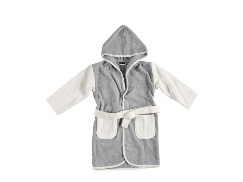 KENTIA Cricket 22 Παιδικό Μπουρνούζι 10 Ετών Light Grey -Ecru 0021640 KENTIA Cricket 22 Παιδικό Μπουρνούζι 10 Ετών Light Grey -Ecru 0021640