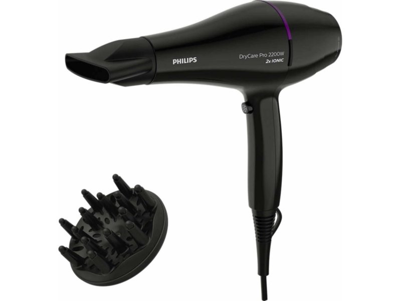 PHILIPS DryCare Pro BHD274/00 Σεσουάρ Μαλλιών 2200W με AC Μοτέρ Black 0022933 PHILIPS DryCare Pro BHD274/00 Σεσουάρ Μαλλιών 2200W με AC Μοτέρ Black 0022933