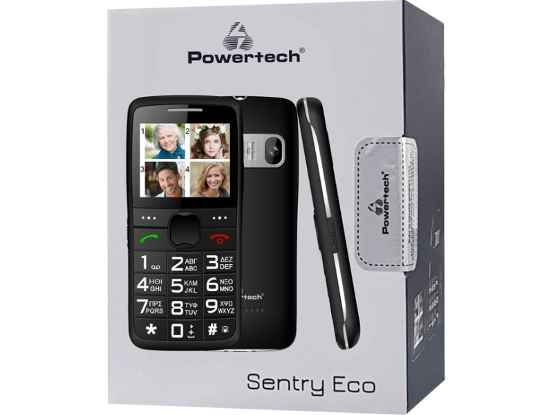 POWERTECH PTM-18 Κινητό Τηλέφωνο Sentry Eco , SOS Call, με Φακό, Μαύρο 0022952 POWERTECH PTM-18 Κινητό Τηλέφωνο Sentry Eco , SOS Call, με Φακό, Μαύρο 0022952