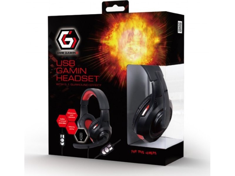 GEMBIRD GHS-U-5.1-01 USB Headset 5.1 Surround 0023050 GEMBIRD GHS-U-5.1-01 USB Headset 5.1 Surround 0023050