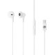LAMTECH LAM021134 TYPE-C Smartphone Earphones With Mic White 0023177 LAMTECH LAM021134 TYPE-C Smartphone Earphones With Mic White 0023177