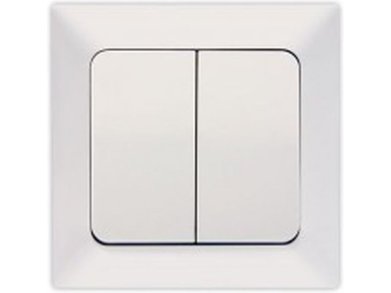 EUROLAMP 152-12004 Διακόπτης A/R-K/R Λευκός 0023371 EUROLAMP 152-12004 Διακόπτης A/R-K/R Λευκός 0023371