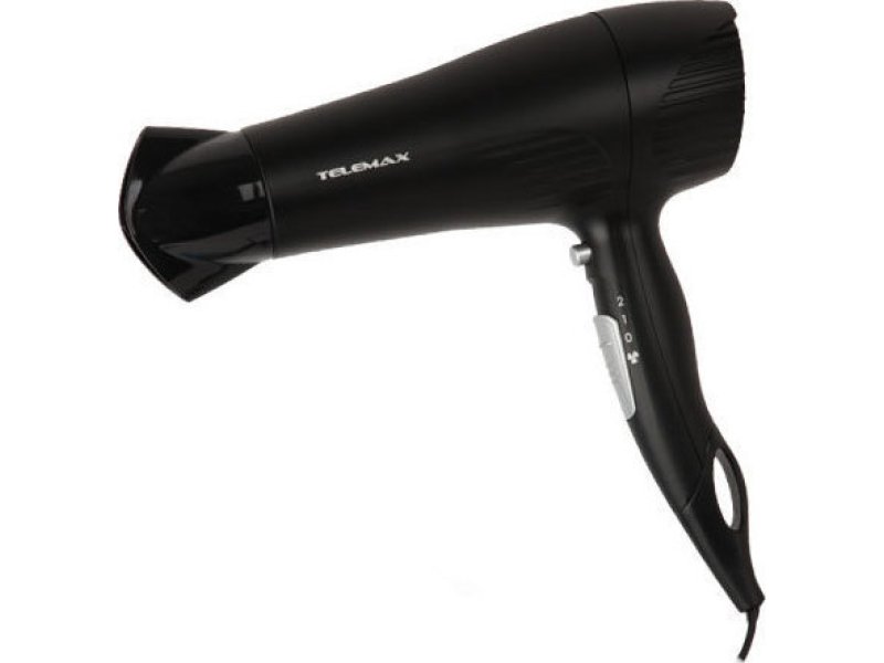 TELEMAX DW-1402 Σεσουάρ Μαλλιών 1800W Μαύρο 0023836 TELEMAX DW-1402 Σεσουάρ Μαλλιών 1800W Μαύρο 0023836