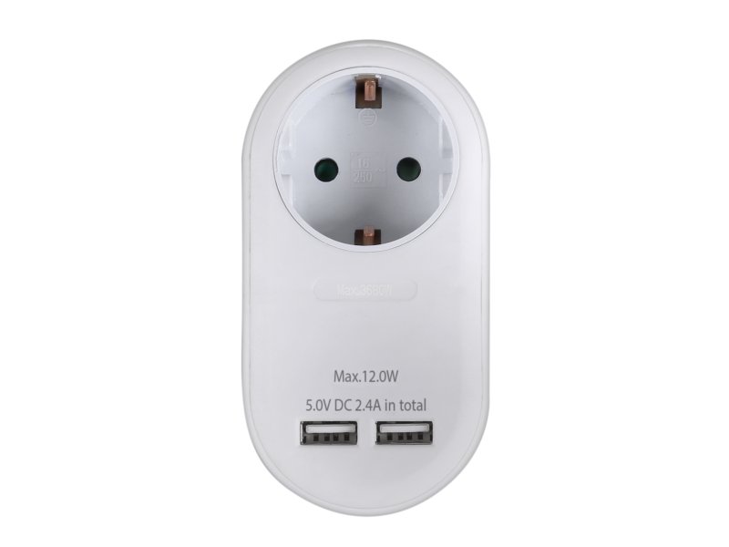 SONORA PAW100-2USB24 Ανταπτόρας Mε pass-through Και 2 Θ ύρες Φόρτισης USB (2.4Α). 0023852 SONORA PAW100-2USB24 Ανταπτόρας Mε pass-through Και 2 Θ ύρες Φόρτισης USB (2.4Α). 0023852