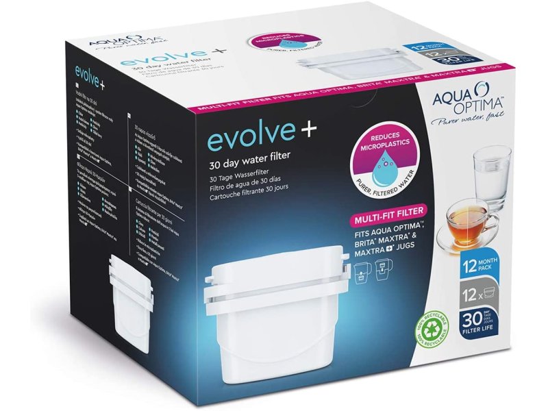 AQUA OPTIMA Evolve+ (EPS212) Αντικαθιστούν Brita Maxtra+ - Ανταλλακτικά Φίλτρα 12τμχ 30ημερών 0023966 AQUA OPTIMA Evolve+ (EPS212) Αντικαθιστούν Brita Maxtra+ - Ανταλλακτικά Φίλτρα 12τμχ 30ημερών 0023966