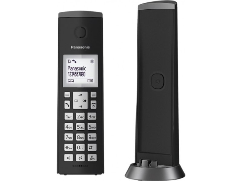 PANASONIC KX-TGK210 Ασύρματο Τηλέφωνο με Aνοιχτή Aκρόαση Μαύρο 0024486 PANASONIC KX-TGK210 Ασύρματο Τηλέφωνο με Aνοιχτή Aκρόαση Μαύρο 0024486