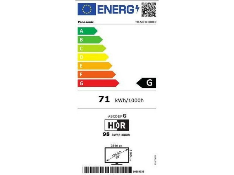 PANASONIC TX-50HX580E Τηελόραση 50 PANASONIC TX-50HX580E Τηελόραση 50