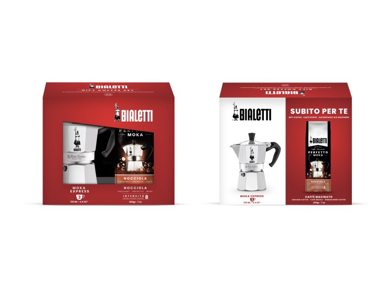 BIALETTI Moka Express 3 Μερίδων (Bialetti Perfetto Moka Hazelnut Στην Συσκευασία δεν περιλαμβάνεται ο καφές) 0025099 BIALETTI Moka Express 3 Μερίδων (Bialetti Perfetto Moka Hazelnut Στην Συσκευασία δεν περιλαμβάνεται ο καφές) 0025099