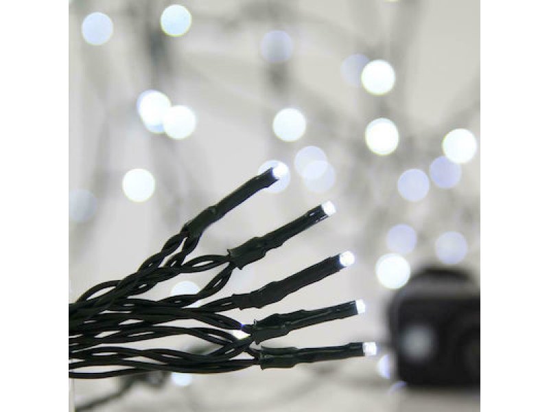 EUROLAMP 600-11590 Χριστουγγενιάτικα Λαμπάκια LED Ψυχρό Λευκό 3mm με Προγράμματα Σειρά Πράσινο Καλώδιο Ρεύματος35m 0025520 EUROLAMP 600-11590 Χριστουγγενιάτικα Λαμπάκια LED Ψυχρό Λευκό 3mm με Προγράμματα Σειρά Πράσινο Καλώδιο Ρεύματος35m 0025520