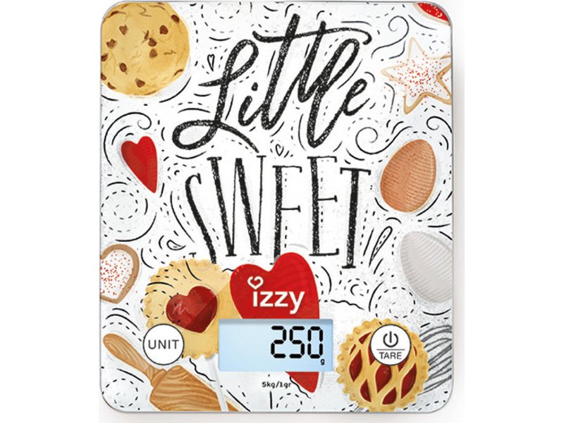 IZZY IZ-7002 Ψηφιακός Ζυγός Κουζίνας Little Sweets 0025547 IZZY IZ-7002 Ψηφιακός Ζυγός Κουζίνας Little Sweets 0025547