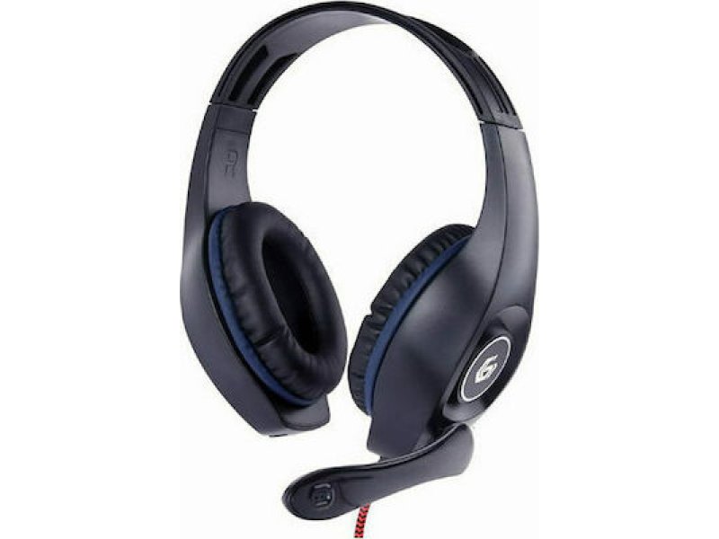 GEMIBIRD GHS-05-B Gembird Gaming Headset With Volume Control PC/PS4 Blue-Black 0025612 GEMIBIRD GHS-05-B Gembird Gaming Headset With Volume Control PC/PS4 Blue-Black 0025612
