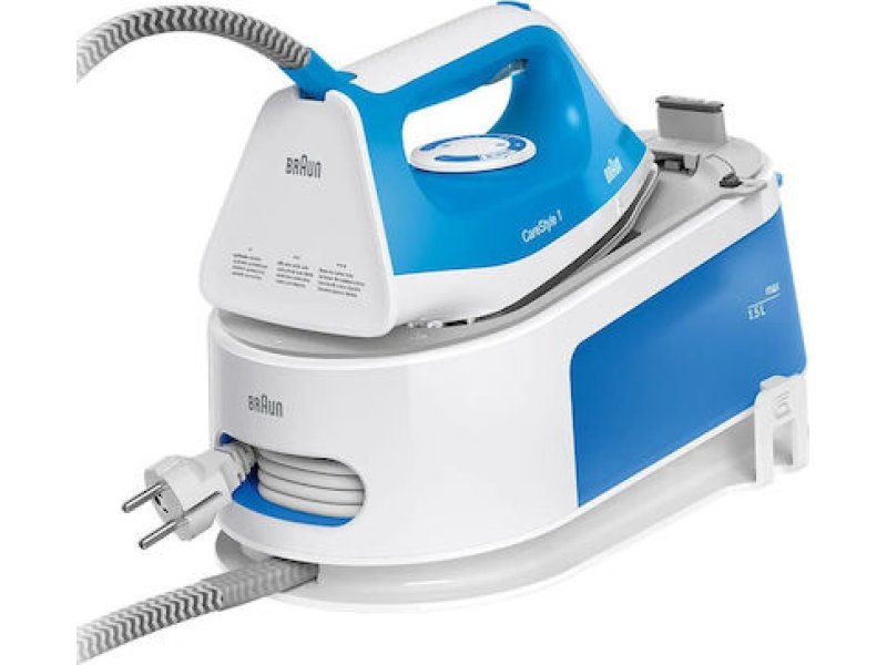 BRAUN IS1012BL Σύστημα Σιδερώματος 2400W 110gr/min 1500ml 5.5 bar Ατμού 340gr Βολή Ατμού 0025633 BRAUN IS1012BL Σύστημα Σιδερώματος 2400W 110gr/min 1500ml 5.5 bar Ατμού 340gr Βολή Ατμού 0025633
