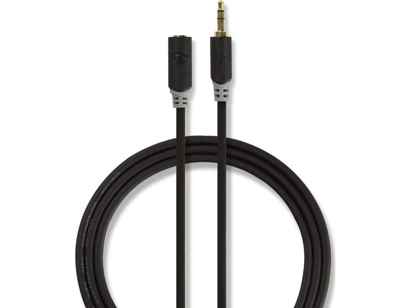 NEDIS CABW22050AT100 Καλώδιο Προέκτασης ήχου 3.5mm Stereo Αρσ. - 3.5mm Stereo Θηλ. Σε Συσκευασία Blister 10m 0025638 NEDIS CABW22050AT100 Καλώδιο Προέκτασης ήχου 3.5mm Stereo Αρσ. - 3.5mm Stereo Θηλ. Σε Συσκευασία Blister 10m 0025638