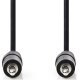 NEDIS CAGP22000BK100 Καλώδιο ήχου Stereo Audio Cable 3.5 mm Male - 3.5 mm Male 10 m Μαύρο 0025639 NEDIS CAGP22000BK100 Καλώδιο ήχου Stereo Audio Cable 3.5 mm Male - 3.5 mm Male 10 m Μαύρο 0025639