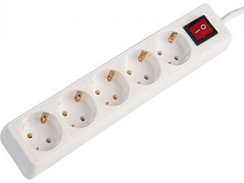 EUROLAMP 147-62213 Πολύπριζο 5 Θέσεων Με Καλώδιο και Διακόπτη 1,5m 3x1.5mm 0025929 EUROLAMP 147-62213 Πολύπριζο 5 Θέσεων Με Καλώδιο και Διακόπτη 1,5m 3x1.5mm 0025929