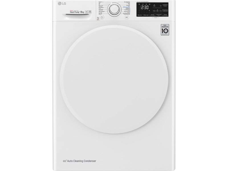 LG RC80U2AV0Q Στεγνωτήριο Ρούχων 8 KG Α+++ (Υ x Π x Β): 850 x 600 x 690 Λευκό 0025982 LG RC80U2AV0Q Στεγνωτήριο Ρούχων 8 KG Α+++ (Υ x Π x Β): 850 x 600 x 690 Λευκό 0025982