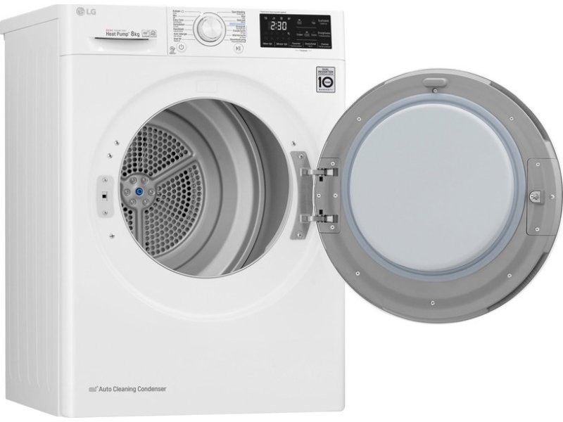 LG RC80U2AV0Q Στεγνωτήριο Ρούχων 8 KG Α+++ (Υ x Π x Β): 850 x 600 x 690 Λευκό 0025982 LG RC80U2AV0Q Στεγνωτήριο Ρούχων 8 KG Α+++ (Υ x Π x Β): 850 x 600 x 690 Λευκό 0025982